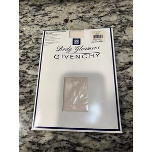 Givenchy 156 Body Gleamers Pantyhose Blush Size C Superbe Shimmery Vtg
